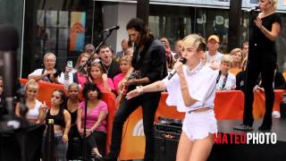 Miley Cyrus quotWrecking Ballquot live on The Today Show [upl. by Iahc]