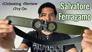 FERRAGAMO  GanciniReversible  Cinturón  UnboxingReviewTry On  DanyOrtiz [upl. by Wyck]