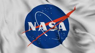 NASA insignia flag unofficial blue on white [upl. by Wira]