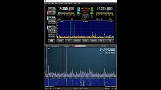 Using an external panadapter with the Elecraft K4 [upl. by Schlessinger]