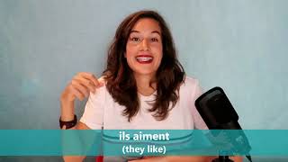 Learn Regular Verbs in French  er  A1 with Alicia [upl. by Ecirpak357]