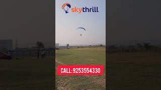 Paragliding air safari in gurgaon open book now 9253554330 paramotoring adventure paragliding [upl. by Ardnalahs]