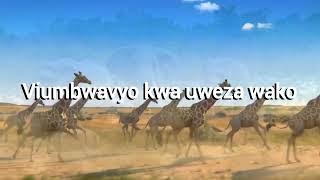 BWANA MUNGU nashangaa kabisaTenzi114 amp Nyimbo za wokovu300 instrumental beat with lyrics [upl. by Ahsinirt207]