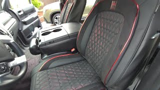 Car Pass Luxury Seat Covers Unboxing FULL installation and review  How to install car seat covers [upl. by Engamrahc]