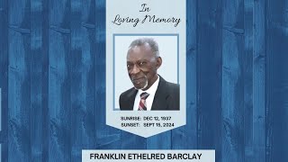 Celebrating the Life of Franklin Ethelred Barclay [upl. by Akinehc]