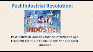 Post Industrial Revolution [upl. by Ecnadnac]