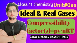 Ideal Gases real Gases  ideal gases and non ideal gases  Compressiblity factor  zafaralchemy [upl. by Hteboj]