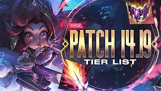 1419 MID LANE TIER LIST [upl. by Halilahk]