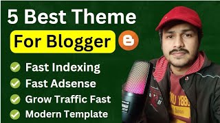 5 Best Blogger Template for Beginners Best Theme for Blogger 2024  Seo amp Adsense Friendly Theme [upl. by Jeffy]