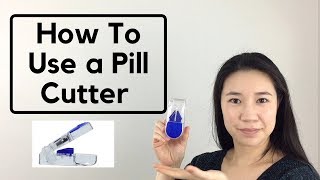 How to USE a pill cutter how to CUT pills perfectly in HALF  Apex Ultra Pill Splitter [upl. by Nona441]