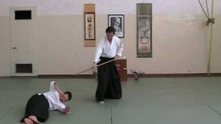 Traditional aikido YONDAN level JO WAZA techniques [upl. by Merrill]