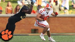 Clemson WR Hunter Renfrow Punts amp Plays QB vs Wake Forest [upl. by Yenetruoc55]