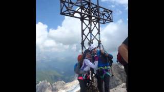 Ferrata Marmolada [upl. by Lessirg]