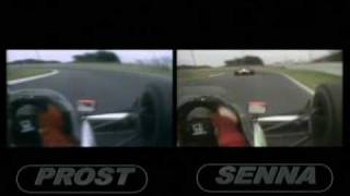 Did Prost Take Out Senna in 89 Decide for Yourself [upl. by Nimajneb]