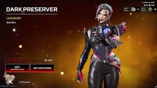 New Legendary Skin for Alter Dark Preserver S23 Void Mercenary Apex Legends Highlight Nov24 [upl. by Cob249]