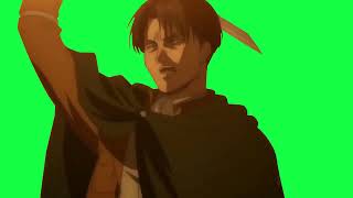 Levi Attack On Titan Anime Green Screen Pack [upl. by Geoff]