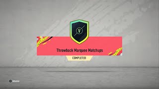 HOW TO COMPLETE THE THROWBACK MARQUEE MATCHUPS SBC  CHEAPEST METHOD [upl. by Garcon]