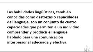 Habilidades linguisticas [upl. by Amity]