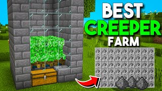 Best CREEPER FARM IN MINECRAFT 120MCPEBEDROCKX BOXCONSOLE No Spawner Mishra Gaming [upl. by Ragan259]