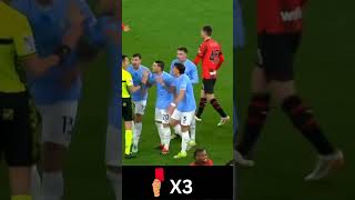 3 Red Cards in Second Half  funny funnyvideo football redcard [upl. by Sucramel615]