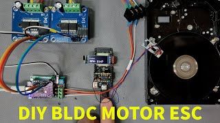 BLDC ESC  How to make a sensorless BLDC ESC  DIY brushless motor controller  Part 1 [upl. by Notlew]