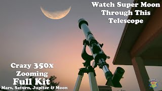 Best Refractor Telescope Step By Step 🔭 F70060 Anand Traders Telescope 350x Zoom Best For Beginners [upl. by Stubbs]