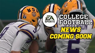 News for EA Sports College Football 2024 Coming Monday [upl. by Grevera]