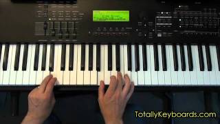 Piano Man by Billy Joel  KeyboardPiano Lesson Preview [upl. by Cherey]