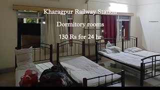 Kharagpur railway station Dormitory rooms kharagpur retiringroom dormitories [upl. by Siuqcram625]