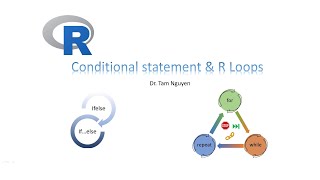 R Tutorial 6 Conditional statement and Loops in R [upl. by Sara-Ann234]