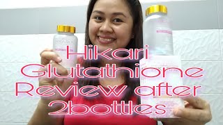 Hikari premium Japan Glutathione honest review after 2 bottles [upl. by Merrell]