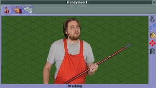 RollerCoaster Tycoon Handyman In Real Life [upl. by Rasecoiluj25]