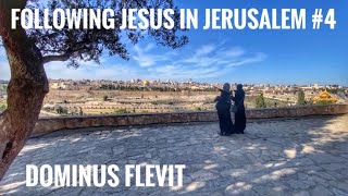 Following Jesus in Jerusalem 4 Dominus Flevit [upl. by Naujal]