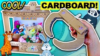 100 Super Easy  DIY Cardboard Claw Machine  Fully Functional Arcade Game [upl. by Hoy]