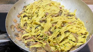 TAGLIATELLE AI PORCINI SENZA PANNA [upl. by Maureen]