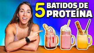 5 Ideas De Batidos De Proteinas Para Aumentar MASA MUSCULAR [upl. by Fruin]