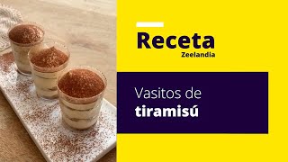 Vasitos de tiramisú un postre clásico italiano [upl. by Dulciana]