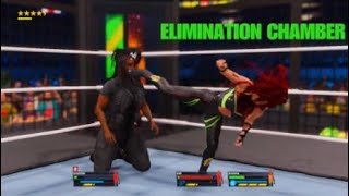 WWE 2K23 ELIMINATION CHAMBER WOMENS ELIMINATION CHAMBER MATCH [upl. by Adair]