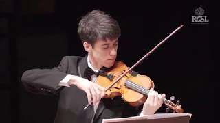 Emmanuel Bach Enescu Violin Sonata No 3 1st Mvt  ROSL Annual Music Competition Gold Medal Final [upl. by Nnaerb]