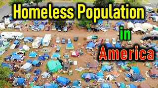 Homeless Population by State Latest Insights into US Homeless Crisis [upl. by Ranite]