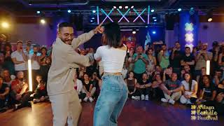 Cornel amp Rithika Bachata demo quotGagaquot by J Balvin amp Saiko  Adam Bachata Festival 2024 [upl. by Hardman]