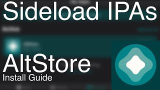 How to Install AltStore for IOS 122 Windows 1011 [upl. by Sunda649]