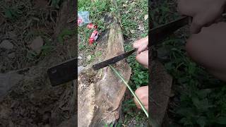 Survival Skills Very Simple and Easy to Do camping bushcraft outdoors lifehack survival [upl. by Drwde]