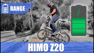 HIMO Z20 🔋 RANGE test WITHOUT Pedaling [upl. by Fiore]