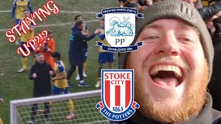 LILYWHITES CRUMBLE  Stoke City Matchday VLOG vs Preston AWAY [upl. by Tenahs]