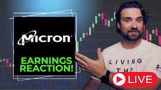 LIVE Micron Stock Earnings Reaction [upl. by Nadab]