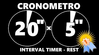 cronometro 20 segundos 5 descanso [upl. by Atima]