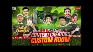 ALL PAKISTAN 🇵🇰 ALL CREATORS OF PUBG TOURNAMENT  BROTHERS LEAGUE ♥️  07 ARSI LIVE [upl. by Peyton162]