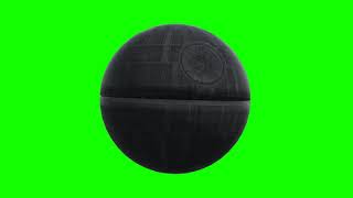 FREE HD Green Screen  DEATH STAR  STAR WARS [upl. by Aehtrod118]