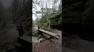 Solo Travel Influencers be like solotravel vanlife lifestyle nature hike [upl. by Ttirb]